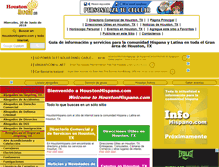 Tablet Screenshot of houstonhispano.com